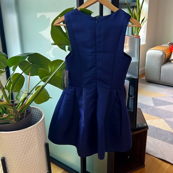 Navy Blue A-line dresss - Picture 2 of 3